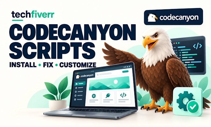install and setup any codecanyon script and fix bugs