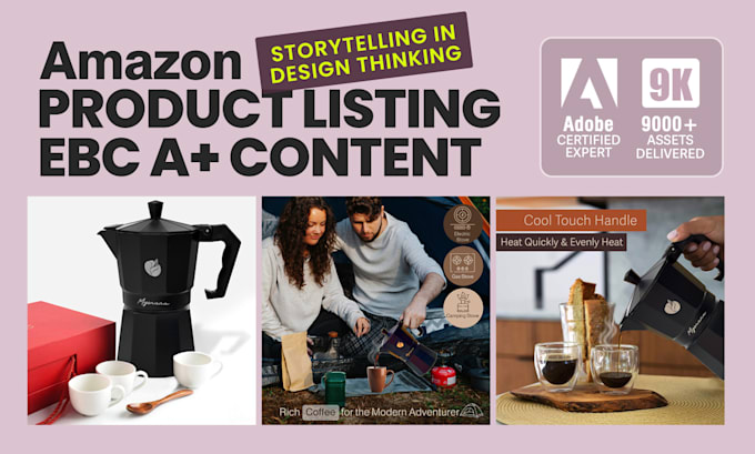 create amazon product listing, ebc, a plus content images