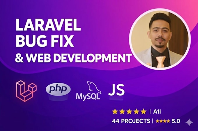 develop PHP laravel website and fix your php laravel bugs