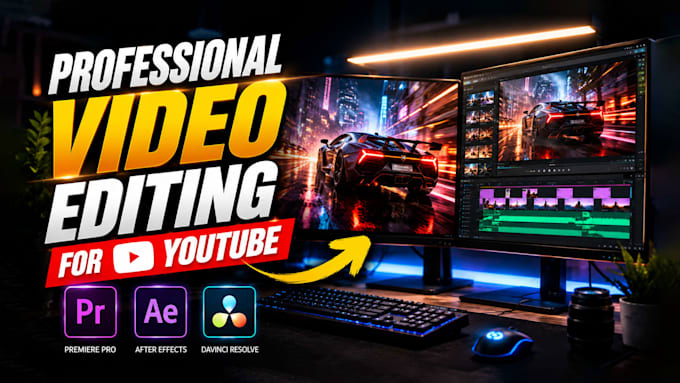 do professional video editing for youtube and shorts video