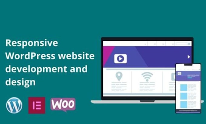 Design and develop responsive clean and modern wordpress website by ...
