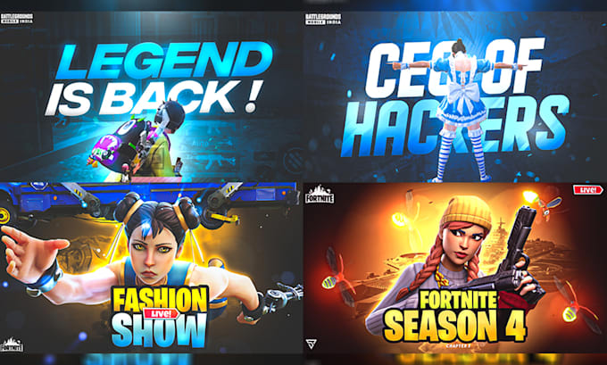 Make professional gaming thumbnails by Sushantbhosa661 | Fiverr
