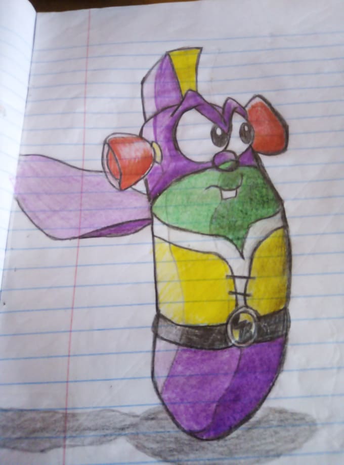 Draw colored pencil cartoon character for you by Dannsonn Fiverr