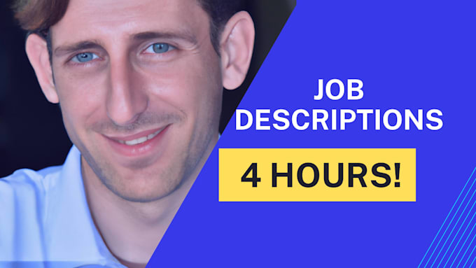Create a job description in 4 hours by Travisboychuk | Fiverr