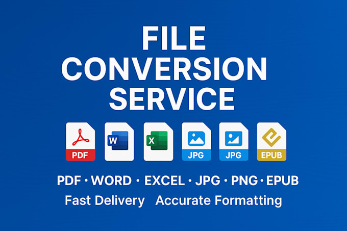 convert your files to any format PDF word excel jpg png epub