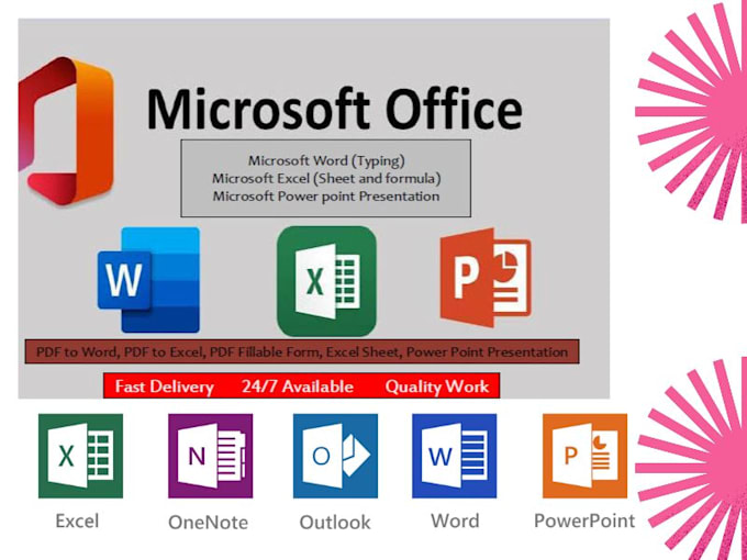 Do all projects related to microsoft office as ms word power point ...