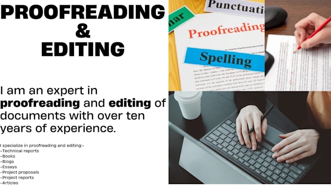 write, edit, and proofread your technical reports and project proposals