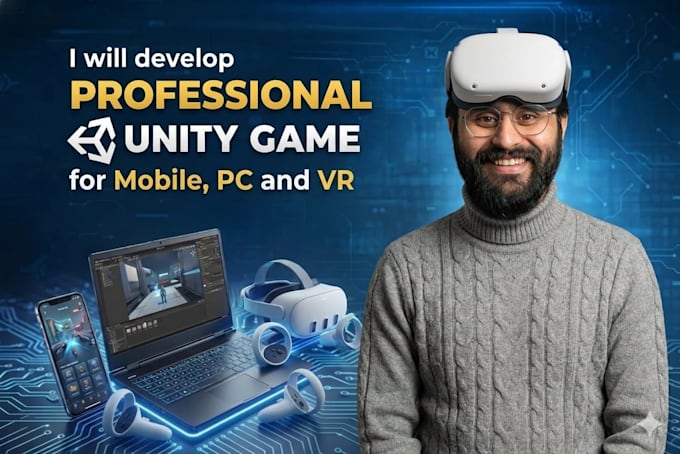 develop unity VR games for meta quest 2, 3, 3s, and webxr