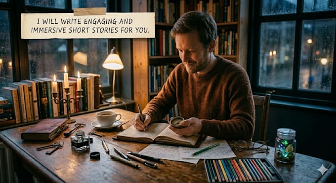 write engaging and immersive short stories for you