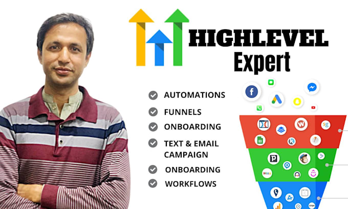 be your gohighlevel automation, sales funnel, ghl workflow virtual assistant