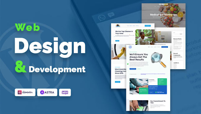 Design, redesign, develop a business website with html css by Chari6 ...