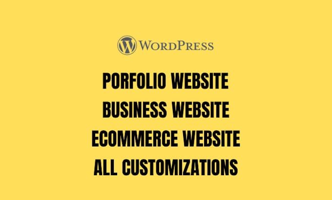 design modern responsive wordpress portfolio website