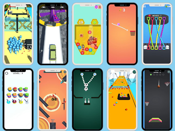 To make a 2d or 3d hyper casual game for ios and android by ...