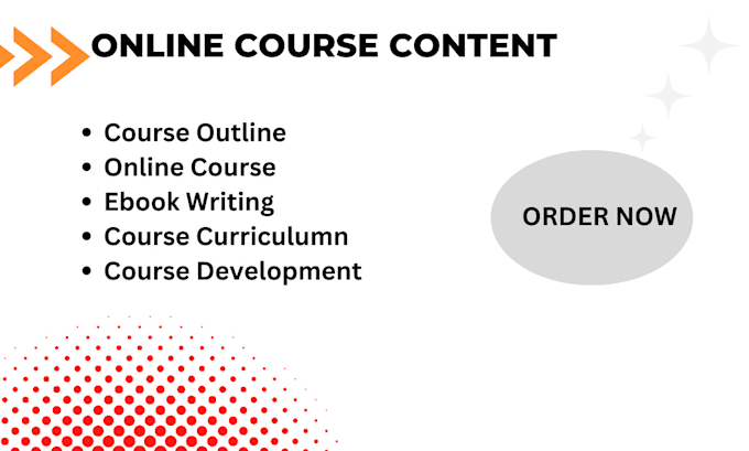 create online course content, course development, course creation, curriculum