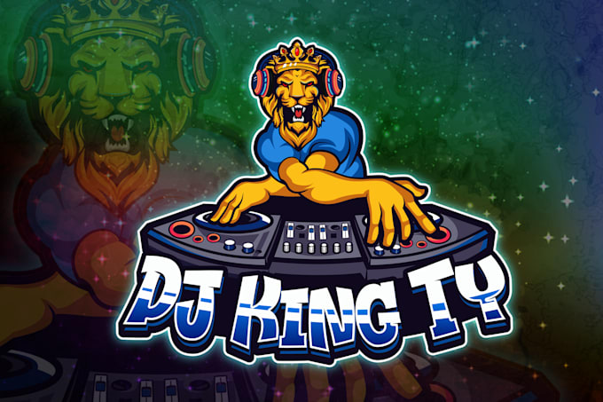 do mascot logo design for music, dj, artist, rock band