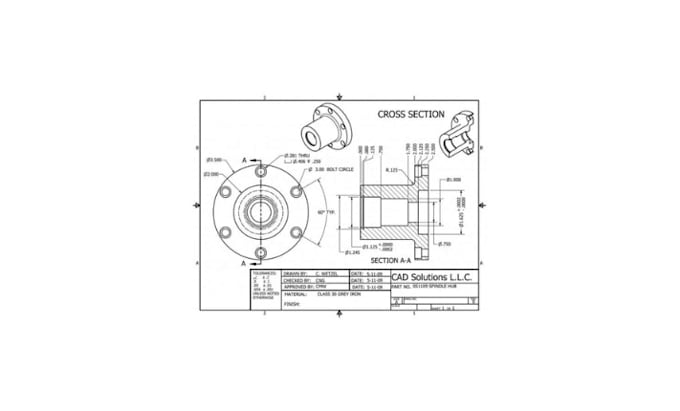 Do draw 2d mechanical drawings and do 3d modeling in autocad by Ram ...