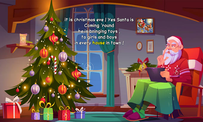 develop animated interactive story book game