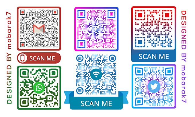 make and design custom attractive qr code with logo