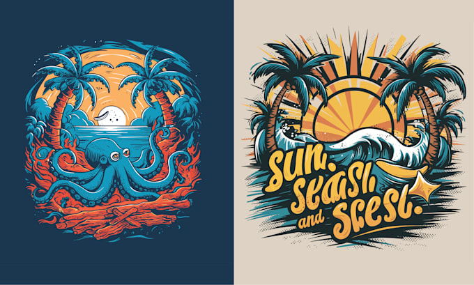 make vintage retro typography minimalist t shirt design