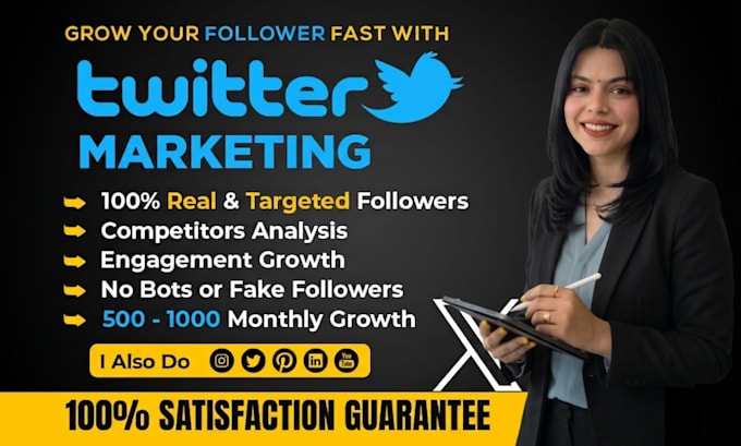 do twitter x growth marketing and get real organic followers