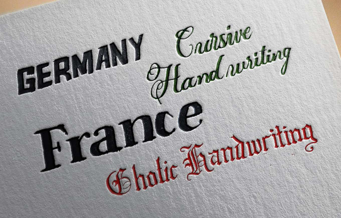 do handwriting notes and letter