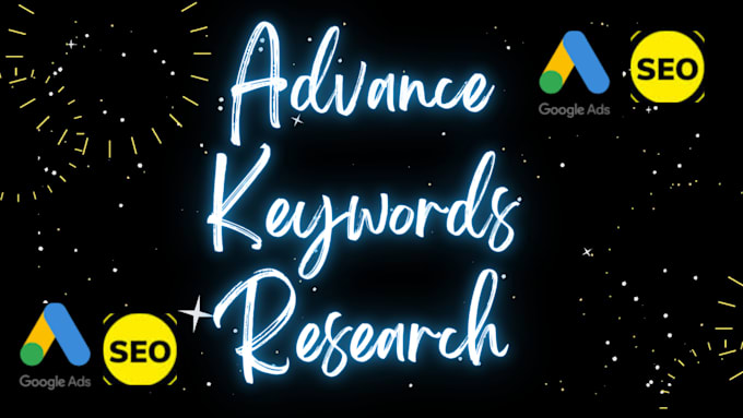 do advanced keyword research and competitor analysis for google ppc ads