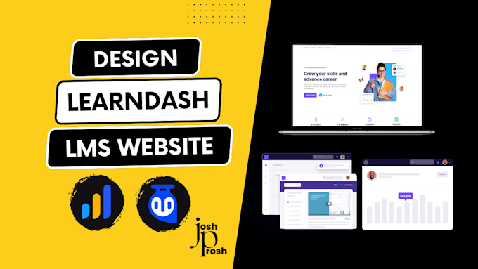 design wordpress learndash lms website