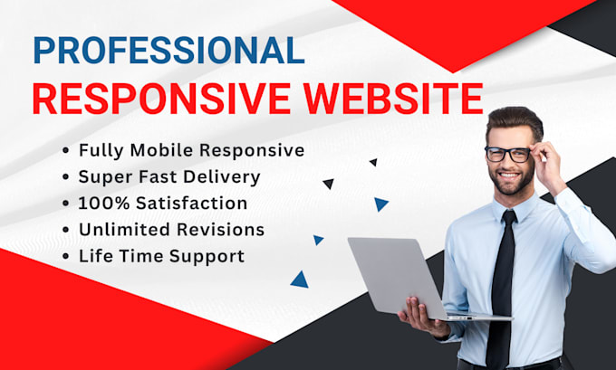 Create beautiful responsive website design with html , css , bootstrap ...