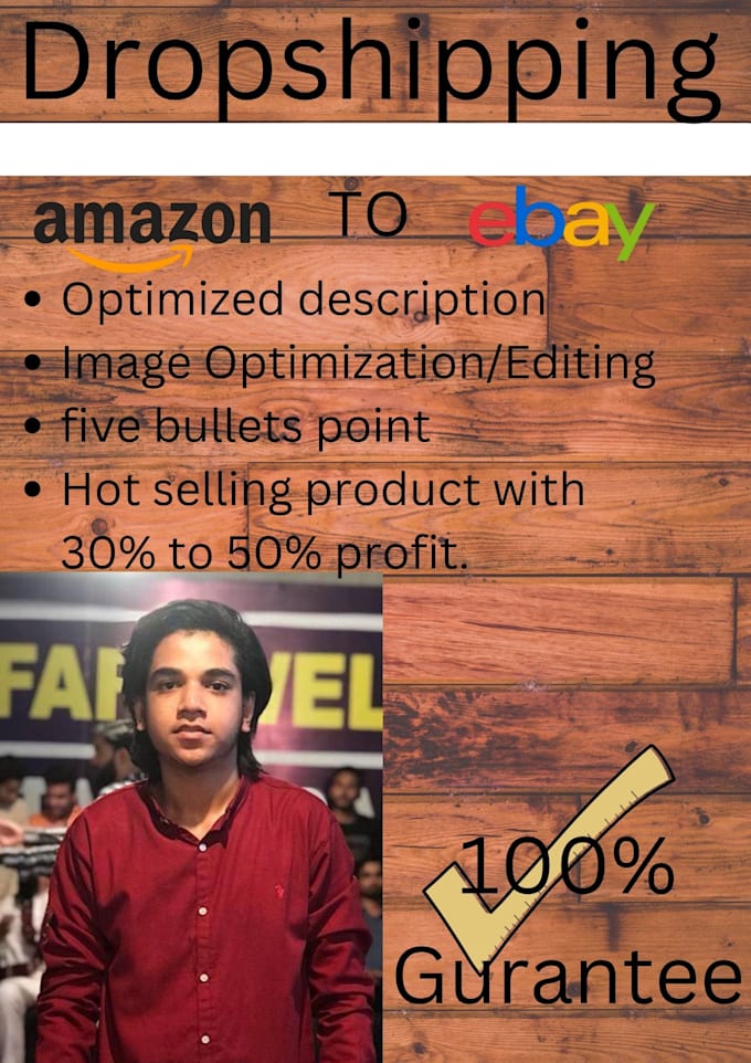 be your VA amazon or walmart to ebay drop shipping