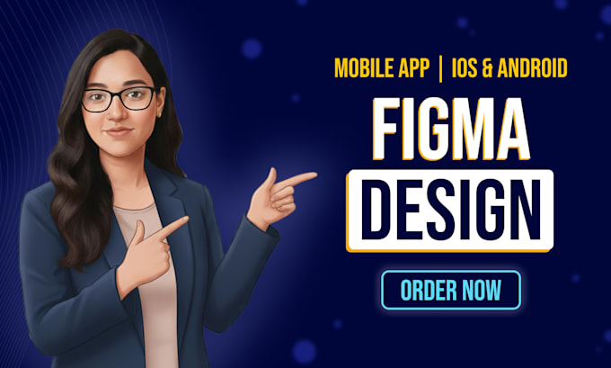 create modern mobile app UI UX design in figma