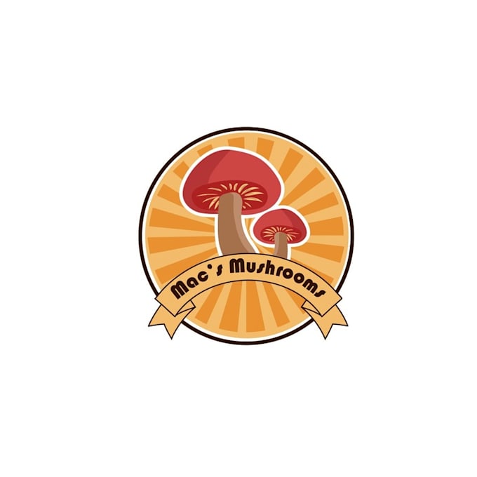 design awesome modern nice mushrooms logo