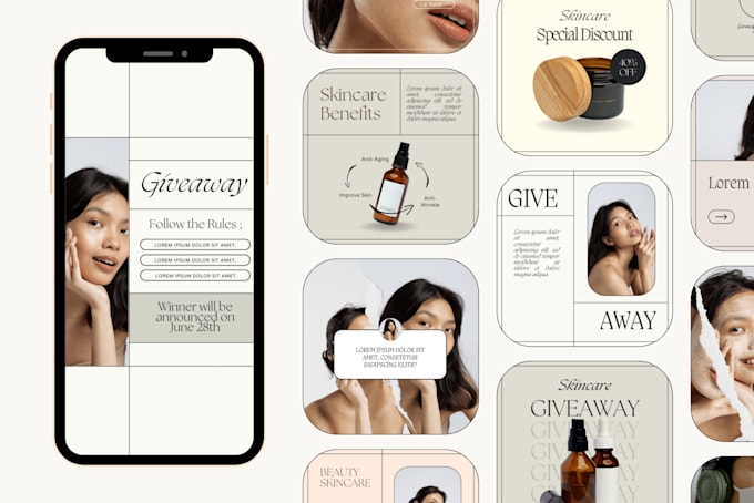 Design aesthetic social media branding templates by Marmaries Fiverr