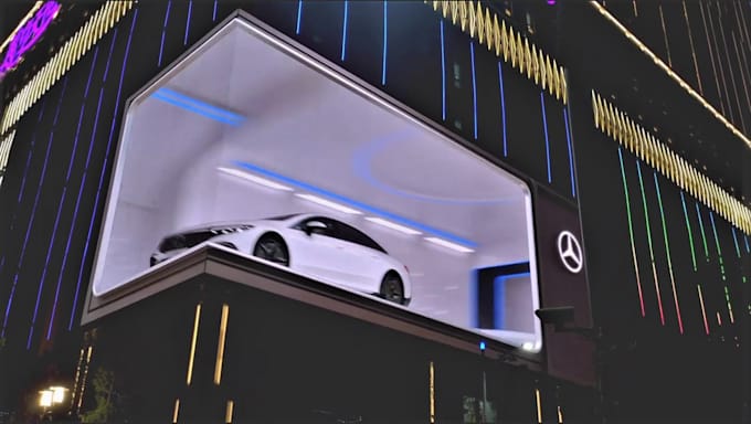 do outdoor 3d led billboard