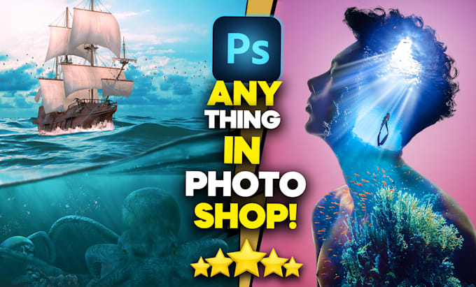 do professional photoshop editing and realistic photo manipulation
