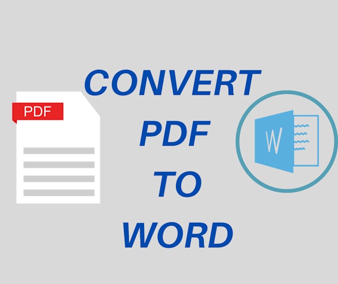 Convert pdf to word word to pdf by aljohnjimenez fiverr
