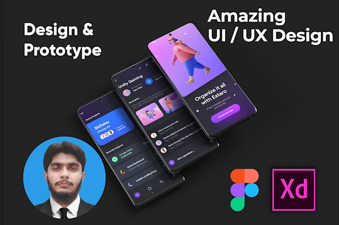 Do professional ui ux design for websites and mobile apps in figma by ...