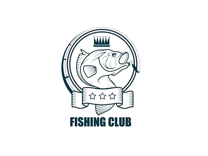 Make modern fish hunting logo design for you by Abby_davies Fiverr