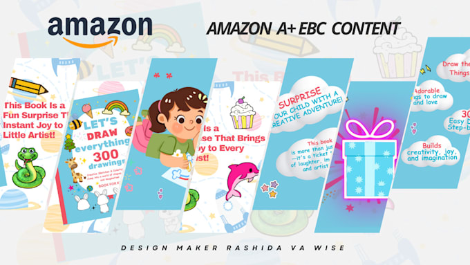 design ebc a plus content for KDP in cheap price