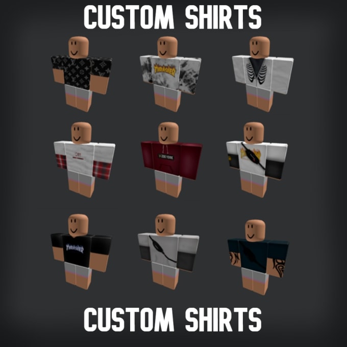 Make you a custom roblox shirt by Andrea14x | Fiverr