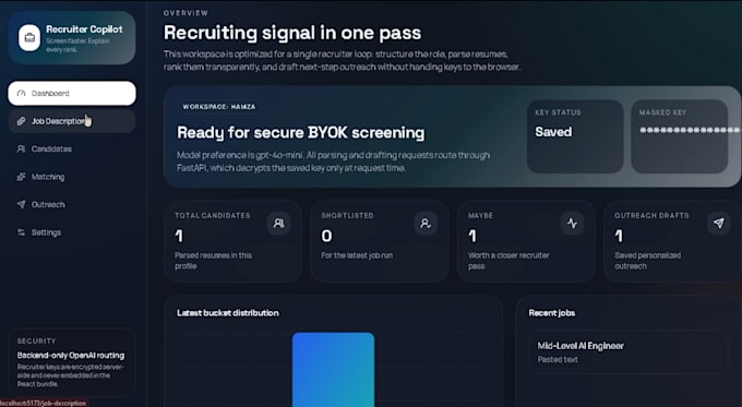 create resume copilot or resume parsing system