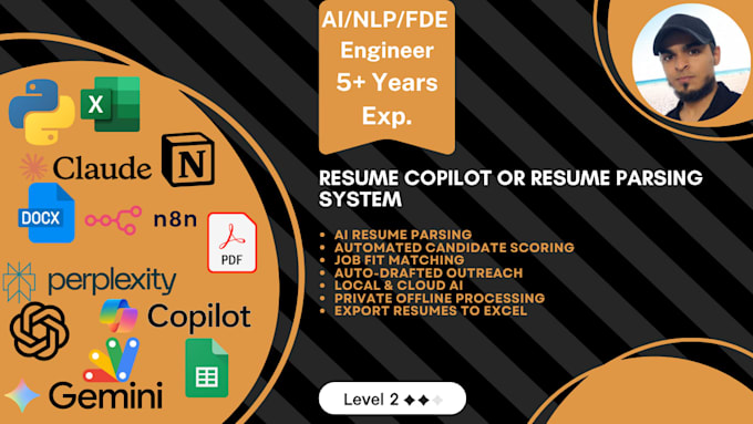 create resume copilot or resume parsing system