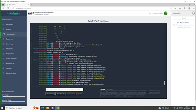 do any kind of developing work on your fivem server