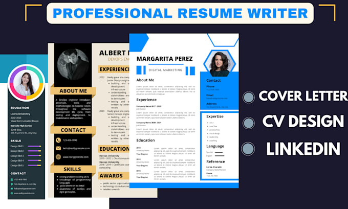 provide professional resume design or cv writing
