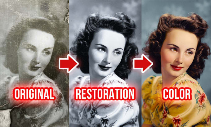 restore, edit, colorize and fix your old photos in photoshop