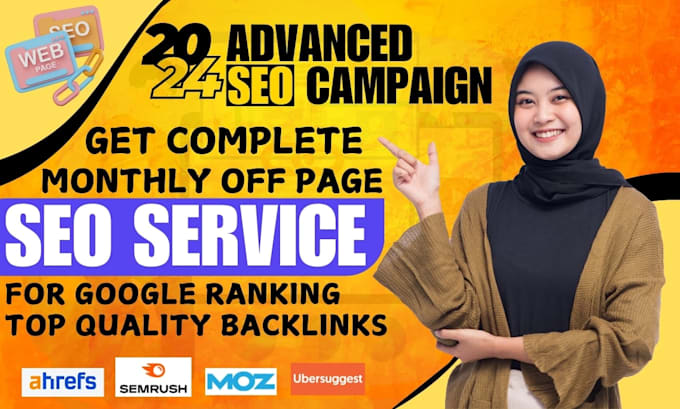 complete website monthly off page service via authority