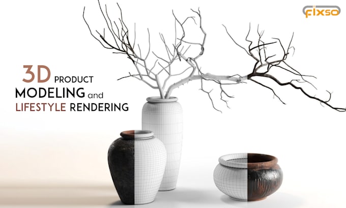 Provide 3d rendering for amazon and product modeling by Fixsofive | Fiverr
