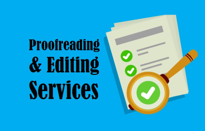 proofread and edit papers written in english