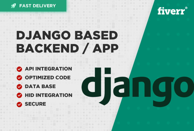 Build django based backend by Mayanksaini146 | Fiverr