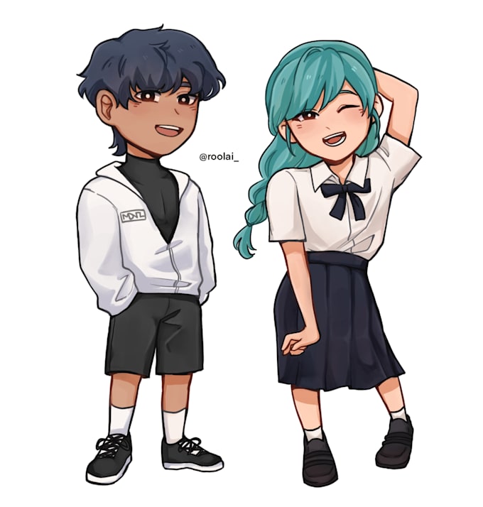 draw cute chibi in my artstyle