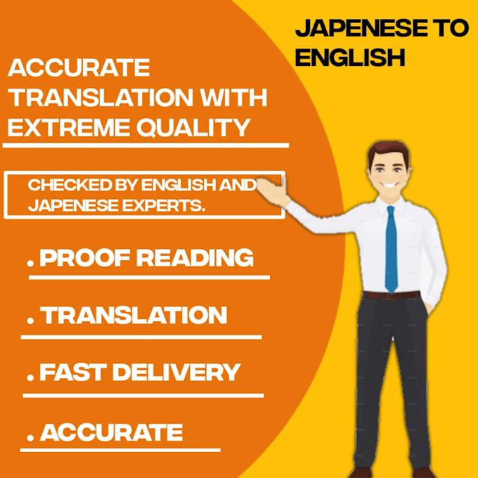 Manually translate japenese to english express delivery by Soul007334 ...